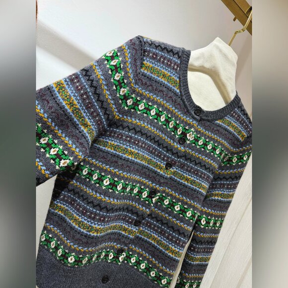 Doen Faustine Cardigan in Dashwood Fair Isle - Picture 7 of 13